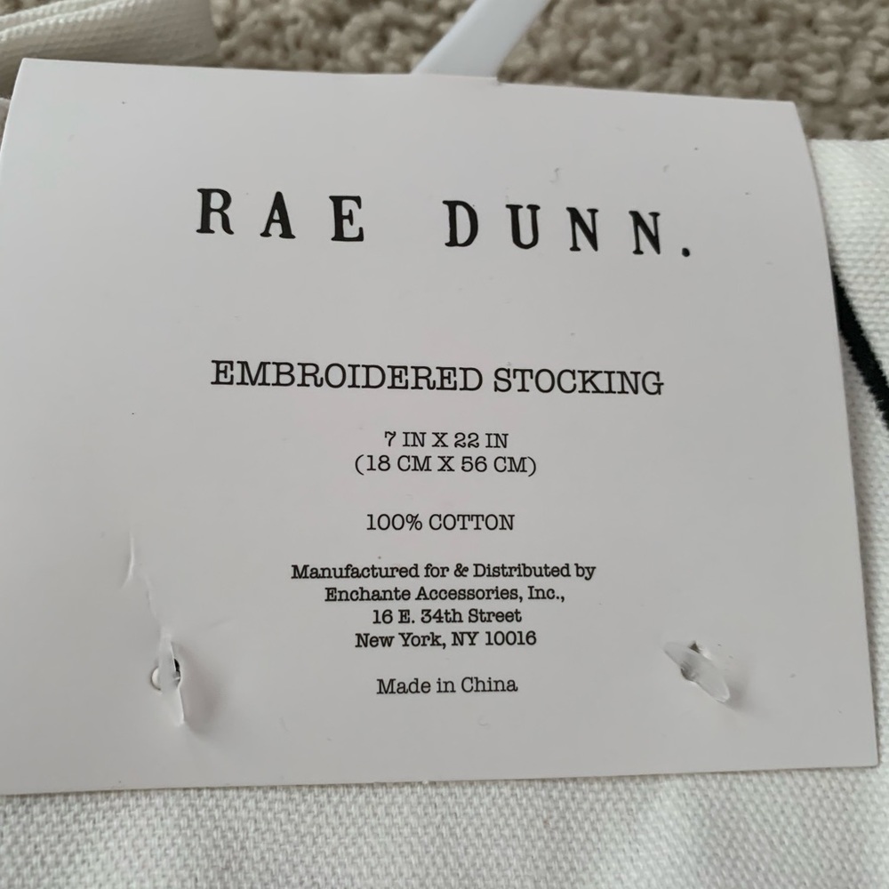 Rae Dunn Stocking - Picture 2 of 3